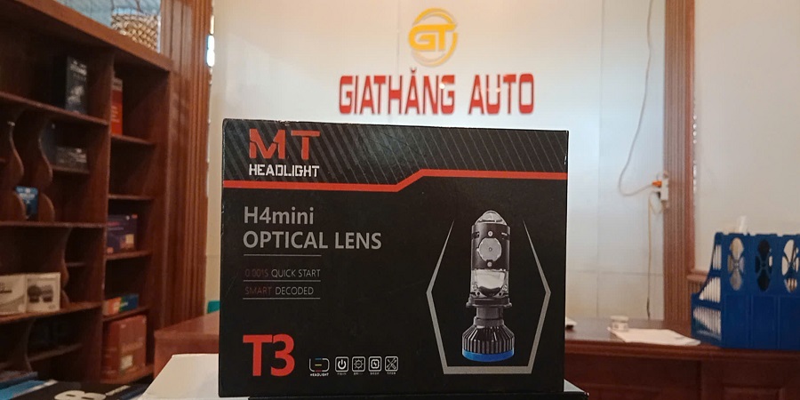 Đèn Pha LED Bi Cầu Mini T3 Pro, H4 - Lắp đặt Tại Gia Thăng Auto