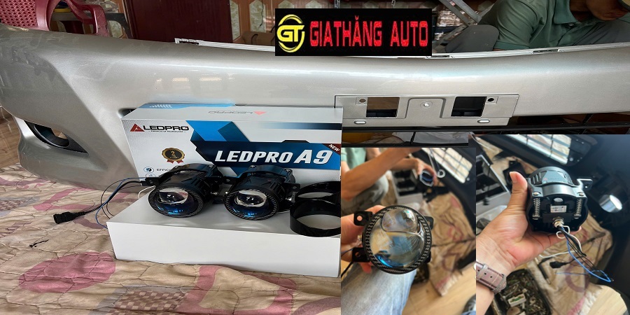 Lắp Đèn Bi Gầm A9 New Hãng LEDPRO Tại Gia Thăng Auto Gia Lai