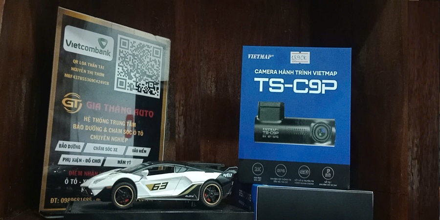 Camera hành trình VIETMAP TS-C9P Ghi Hình 2K tại Gia Thăng Auto Gia Lai