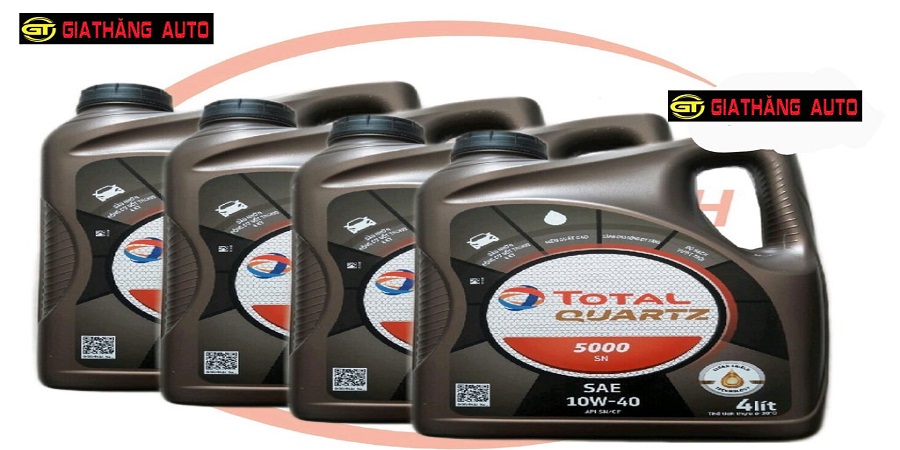 Dầu Nhớt Cao Cấp Total Quartz 5000 10W40 (4 Lít)